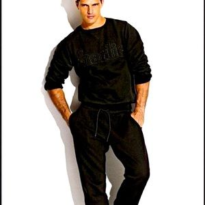 Charlie by Matthew Zink Blk sweatshirt sweatpants